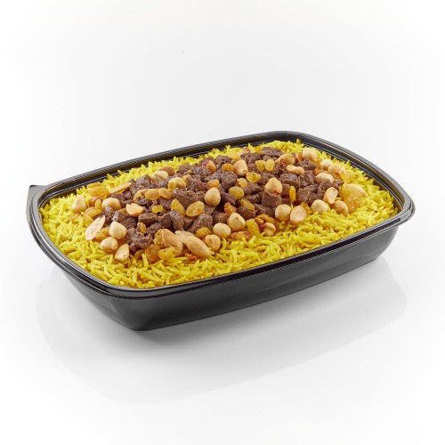 BASMATI RICE WITH KHALTA AND NUTS SERVICE