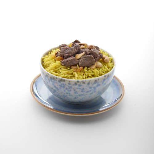ارز بالكبدة والمكسرات